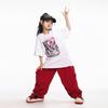 Meninos e meninas Hip-Hop Street Dance Roupas de moda infantil Hiphop infantil solto frito Moda de rua Marca Roupas infantis Roupas de desempenho legais