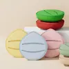 Esponja de Polvo Color Durazno Humedecida en Agua, Cojín de Aire Grande Tipo Malvavisco, Suave y No Consumidora de Polvo, Esponja de Maquillaje Triangular de Gota de Agua para Uso Húmedo y Seco