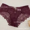 Roupa Íntima Transfronteiriça Amazon Calcinhas de Renda Sexy para Mulheres Cuecas Femininas Respiráveis com Laço