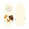Meias Finas Invisíveis de Algodão para Primavera e Verão Femininas, Color Blocking Dopamina, Antiderrapantes, Meias Baixas com Desenhos de Animais Fofos