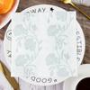 Servilletas de Papel Impresas de Nuevo Estilo Transfronterizas, Decoración de Mesa Temática Estilo Retro, Servilletas Coloridas, Servilletas de Papel Cuadradas de Moda al por Mayor