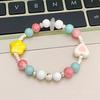 [Verano colorido] pulsera de cuentas de estilo lindo color caramelo flor pulsera Love pulsera de cuentas coloridas regalo