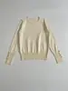 Roupas Europeias e Americanas Transfronteiriças Aliexpress Outono e Inverno Novo Suéter de Gola Redonda Pulôver Moda Feminina Versátil Camisa Básica