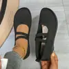 Sapatos Femininos Transfronteiriços, Sapatilhas de Malha Fly-Knit, Sapatos Femininos Confortáveis para Calçar Facilmente, Sapatos Casuais da Moda para Mães, Mocassins