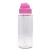 Taza de aprendizaje personalizada de fábrica con dibujos animados lindos para niños, taza de agua de plástico transfronteriza, correa portátil, tapa, agua para niños