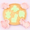 Molde para Galletas Serie Animales Aztecas Molde para Galletas Dibujos Animados 3D Galletas Impresas Simuladas de Arcilla DIY