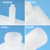 Al por mayor en stock botellas pequeñas de plástico de 100 ml para tinta, pigmento, líquido, botellas dispensadoras selladas, botellas de embalaje de PE