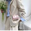 Bolso 2022 Nueva Moda Primavera y Verano Bolso Simple para Niñas Bolso de Hombro Cruzado Bolso Pequeño Color Caramelo para Mujer Bolso Cuadrado Pequeño