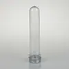 Botella Tubo de Ensayo de Plástico PET Cilíndrico Transparente de 70 ml para Mascarilla Facial, Dulces, Cápsulas de Goma, Cordones, Cables de Datos y Empaque Mate