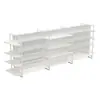 Armário de Ilha Dupla Face Estilo Miniso Prateleira de Papelaria Acessórios Brinquedos Pet Shop Cosméticos Capinha de Celular Vitrine