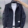 Chaqueta elegante de primavera y otoño para hombre, estilo callejero, de marca de moda, estilo Hong Kong, estilo japonés, estilo Harajuku, estilo coreano, chaqueta holgada de moda.