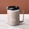 Taza de Acero Inoxidable 304 de Doble Pared con Popote, Taza de Café, Taza de Té Conveniente para Oficina/Estudiante, Taza de Regalo