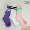 Meias Finas de Malha Infantis para Primavera e Verão, Algodão Penteado Respirável, Unissex, Meia-Calça, Estilo Coreano, para Bebês e Crianças Pequenas