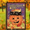 Amazon Cross-Border Decoração de Abóbora de Halloween Bandeira de Jardim Pátio Exterior Bandeira de Lado Único Tecido de Poliéster Bandeira de Jardim