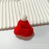 Estilo coreano de malha colorido chapéu grande chapéu de dedo personalizado DIY jóias Natal artesanal chapéu de lã decorativa