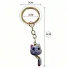 Llavero de moda tipo gato, Colgante de gato lindo, Alto atractivo estético, Accesorio de bolsa macarrón femenino