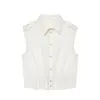 Atacado de Roupas Femininas Transfronteiriças Verão Novo Moda Estilo Europeu e Americano Conjunto de Top Liso Sem Mangas + Saia Midi de Cintura Alta