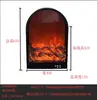 Insertar de chimenea personalizado, chimenea de estilo europeo, llama simulada electrónica, chimenea eléctrica de estilo americano, calentador empotrado decorativo para el hogar