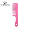 Pente de faca grande para cabelo longo cabo com furo para pendurar pente de cabelo para casa fada do cabelo formato de dente largo pente atacado