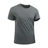Camiseta de Verano Jeep para Hombre con Sensación de Frescura, Secado Rápido, Sin Costuras, Cuello Redondo, Manga Corta, Alta Elasticidad, Transpirable, Camisa Deportiva para Fitness