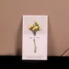 520 Cartão de Cumprimentos Flor Seca Rosa 3D Confissão Romântica Cartão de Convite de Casamento Criativo Cartão de Cumprimentos para o Dia das Mães