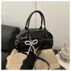 Bolsa Boston Estilo Coreano Estilo Ins Grande Capacidade Commuter Retrô Casual Moda Moderna de Ombro Transversal