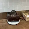Bolso acolchado para mujer, nuevo bolso de hombro vintage para el trabajo de otoño 2026, bolso Boston cruzado de alta gama