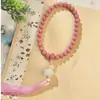 Pulseira Bodhi Roxa Flutuante com Mantra de Seis Palavras, Duplo Círculo, Bodhi de Mão, Pingente Estilo Chinês para Homens e Mulheres, Contas Budistas, Atacado