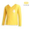 Tops de Baile para Niños, Ropa de Baile de Práctica de Otoño, Ropa de Baile Latino para Niños, Camisas Culturales para Niñas, Camisetas de Ropa de Baile