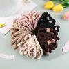 Nova torção trançada cabeça corda High Sense Braid Rubber Tendon Alta Elasticidade Durável Corda de cabelo simples elegante anel de cabelo
