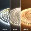 Tira de Luz LED de Bajo Voltaje con Flujo de Luz Tira de Luz Suave Flexible Decoración del Hogar Techo Armario Vitrina Armario de Vino Tira de Luz Armario Luz Lineal