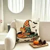 Funda de Almohada Decorativa de Halloween Calabaza Cosecha Otoño Acción de Gracias Cojín Enrollable para Sofá Exclusivo para Amazon
