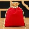 Bolsa de flanela estampada atacado Phnom Penh boca de ouro joia bolsa de embalagem de joias bolso pacote saco de presente de casamento da sorte