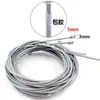 Cable de Acero Cable de Acero Inoxidable Cable Colgante Cable de Acero Recubierto 1.5 Mm Cuerda para Lámpara Candelabro Accesorios de Ferretería para Iluminación