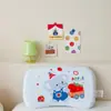 Almofada infantil de veludo de leite, design de desenho animado, travesseiro de memória modelador para bebês e crianças pequenas, travesseiro para soneca de bebê para jardim de infância, núcleo de travesseiro de espuma de memória