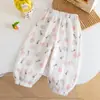 Pantalones Anti-Mosquitos para Niñas Verano 2026 Estilo Nuevo Pantalones Jogger para Niños Pantalones Casuales Pantalones Delgados para Bebés Niñas Pantalones Cortos de Verano