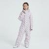 Macacão de Esqui Infantil Impermeável Espesso para Uso Externo, Macacão de Esqui Peça Única para Meninas e Meninos, Roupa de Trabalho