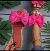 Novas sandálias de dedo com fundo plano e laço de strass para mulheres, sandálias de tecido leve de cor sólida para uso externo, Amazon