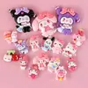 Accesorios de Resina para Manualidades de Dibujos Animados Kuromi Gato Funda para Teléfono Pegatinas de Pegamento Cremoso Pasadores para el Cabello Decoraciones para Zapatos Materiales de Accesorios para Manualidades