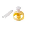 Molde para dona grande estilo americano con pinzas para bañar utensilios para hornear molde para galleta con impresión plástico hueco molde para pan