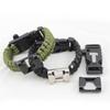 Pulsera con Abrebotellas, Pedernal, Mechero de Fuego, Pulsera de Supervivencia, Multifuncional Portátil para Escape de Emergencia al Aire Libre
