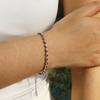 Pulsera nueva de acero inoxidable con cuentas de arroz de oliva, joyería de mano para mujer a la moda, accesorios de estilo retro de moda al por mayor