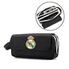 Estojo Barcelona Messi Juventus Ronaldo Tecido Oxford Duplo ac Milan Chelsea Tottenham Real Madrid Bolsa de Armazenamento para Material Escolar