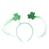 Festival Irlandés Transfronterizo Diadema de Trébol Verde St. Diadema de Lazo del Día de San Patricio Accesorios para Fiestas y Festividades