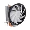Enfriador de CPU Silencioso de Doble Tubo de Calor para Computadora de Escritorio Tipo Presión Hacia Abajo AMD 1155 1366 1700 Ventilador Luminoso