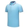 Camisa polo de manga corta con solapa de color seda de 220g primavera y verano disponible casual de algodón verano abertura holgada