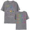 Camiseta Tour Mundial da Banda Coldplay 2025 Coldplay Mesmo Estilo Y2K Moda de Rua Europeia e Americana Manga Curta