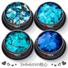 Nail Art Ultra-fino Sequins Misto Pêssego Sequins em forma de coração Internet Celebrant Love Nail Art Decorações mistas Nail Polish Material Adesivo