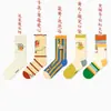 Estrellas de poder infinitas ropa interior elástica para mujer calcetines de tubo para pantorrilla primavera y otoño dibujos animados linda personalidad color moda