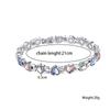 Pulsera Magnética de Aleación Ecológica Ajustable Gauss Full-Magnética con Pedrería en Forma de Corazón, Superventas Transfronteriza de Amazon para Mujer en Stock